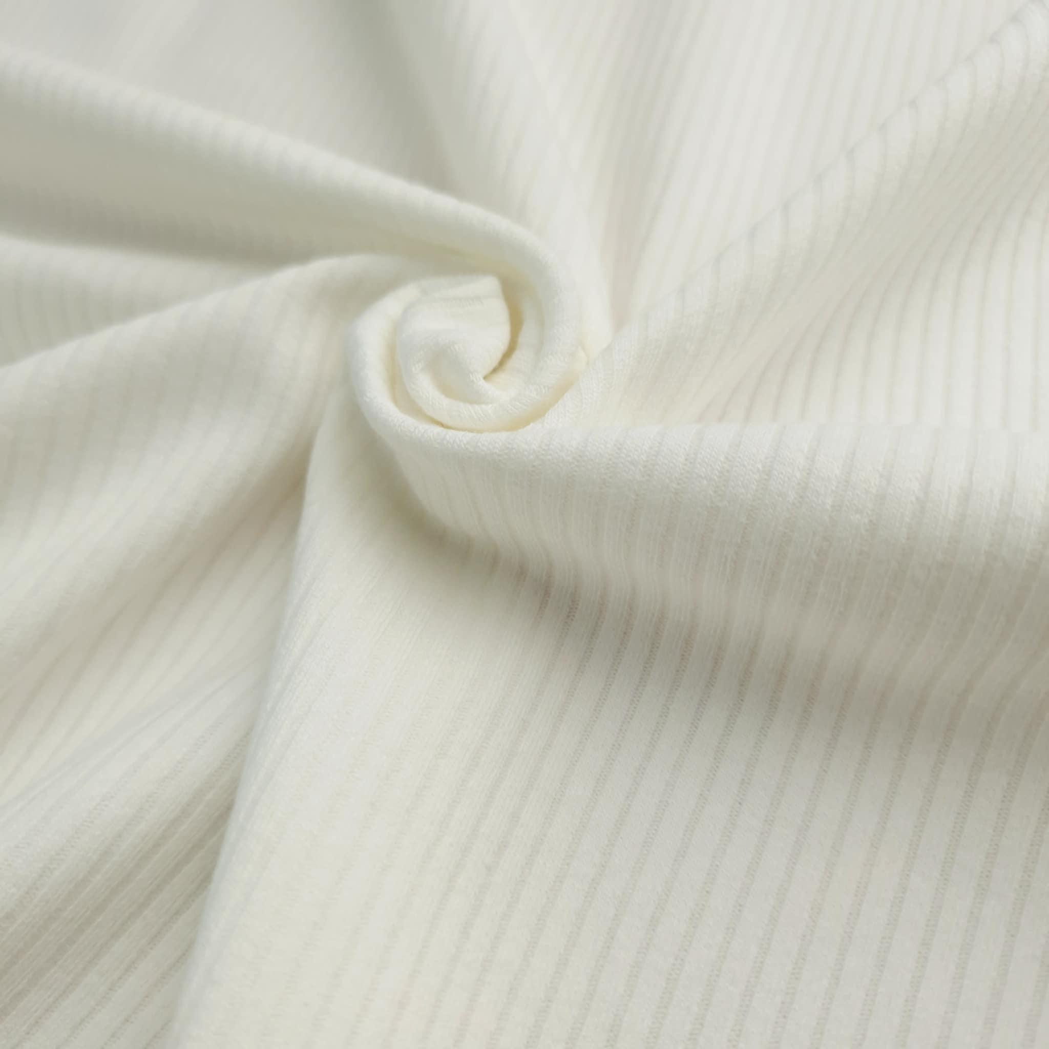 Ribbed Knit HARMONIA 4x2 - VANILLA (D-02)