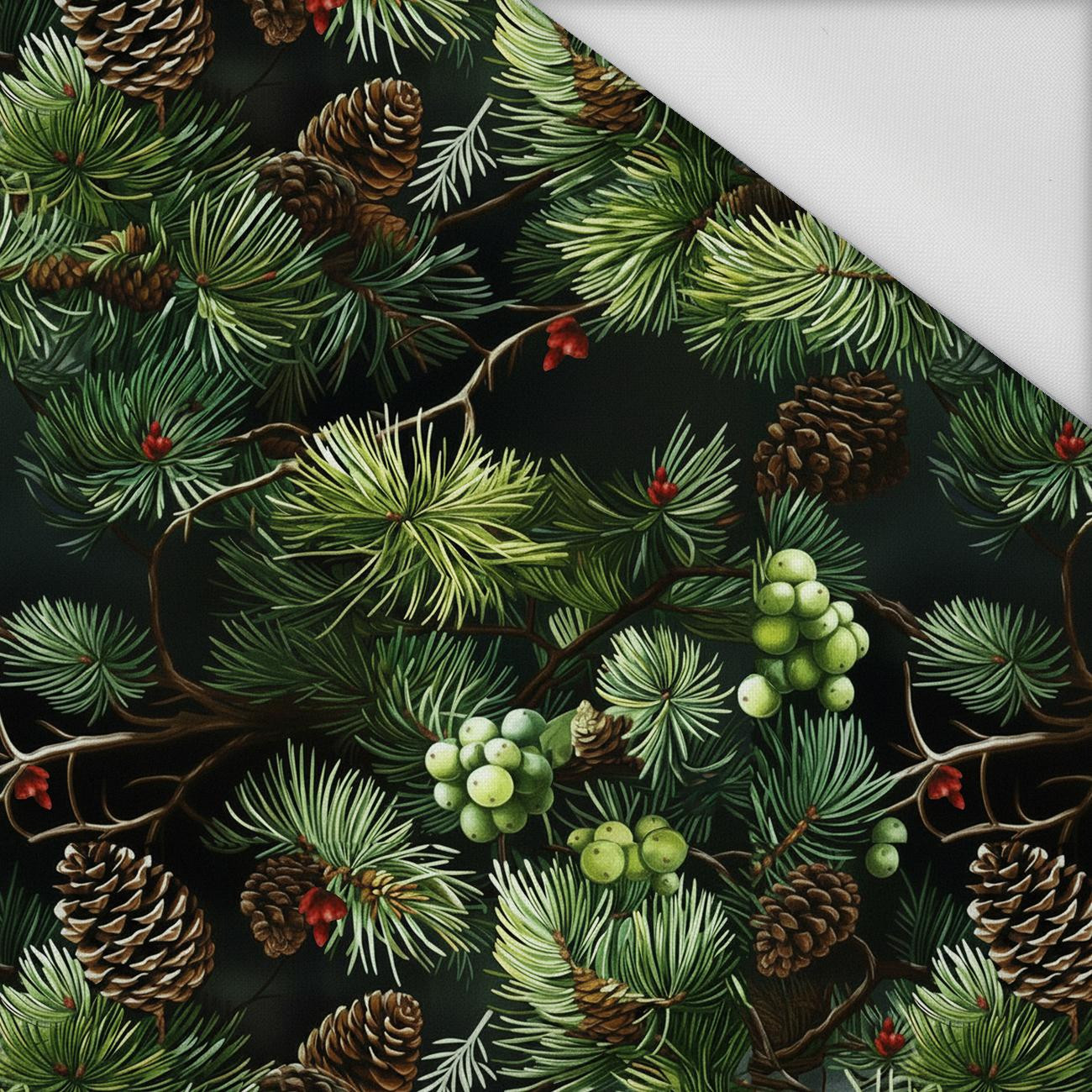 WINTER FOREST VZ. 1 - Waterproof woven fabric