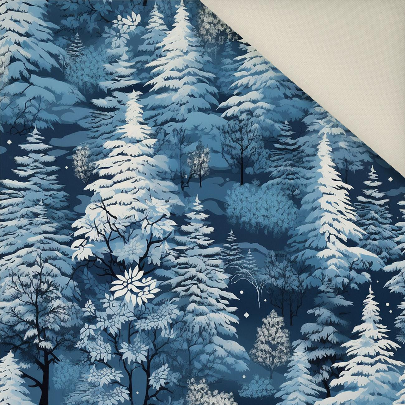 WINTER FOREST VZ. 5- Upholstery velour 