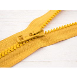 Plastic Zipper 5mm open-end 70cm -mustard B-14