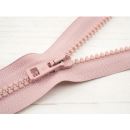 Plastic Zipper 5mm open-end 30cm - rose quartz B-05