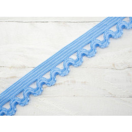 Elastic lace band 16mm - baby blue
