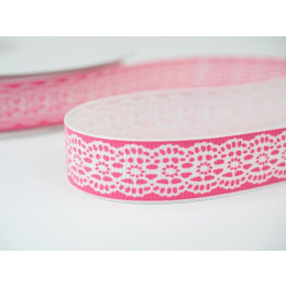 Grosgrain Ribbon width 15mm - PINK