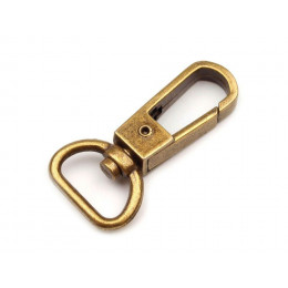 Metal Snap Hook width 20 mm -   brass