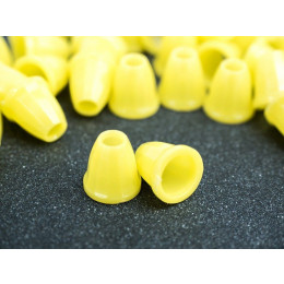 Plastic Cord Ends 11mm - YELOW