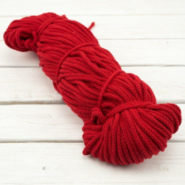 Strings cotton hank 5mm - RED