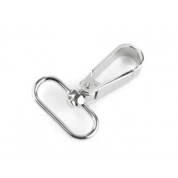 Metal Snap Hook width 32 mm - silver