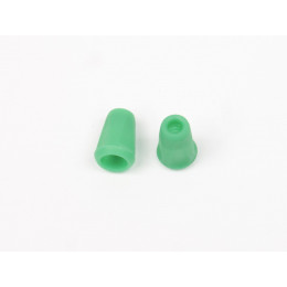 Plastic Cord Ends 17mm - GREEN