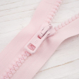 Plastic Zipper 5mm open-end 60cm - pale pink B-12