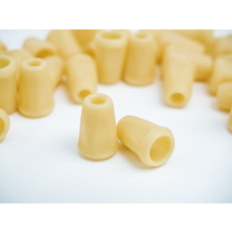 Plastic Cord Ends 17mm - sand