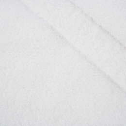 WHITE - fabric for robes and blankets LUNA M260
