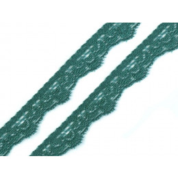 Elastic Lace 16 mm - smaragd