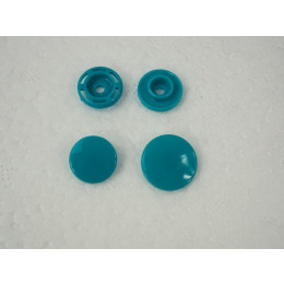 Snaps KAM T8, plastic fasteners 14mm -TURQUOISE – 10 sets