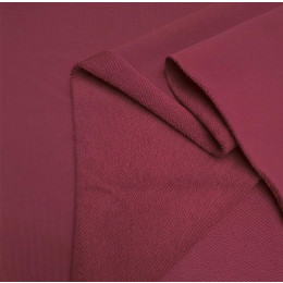 French terry TWILL 340g - BORDO (D-241) 