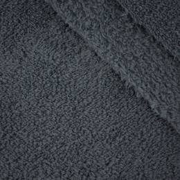 50cm - DARK GRAY - fabric for robes and blankets LUNA M260