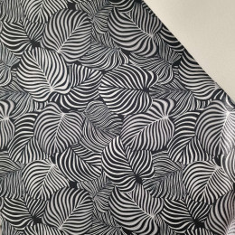 MINI ZEBRA LEAVES (46 cm x 50 cm) - thick pressed leatherette