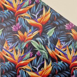 WILD JUNGLE wz.11 (MONSTERA) (46 cm x 50 cm) - thick pressed leatherette