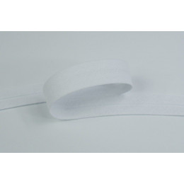 Single Fold Bias Binding cotton - WHITE