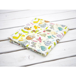 CRAYONS AND ANIMALS - Viscose jersey WE210