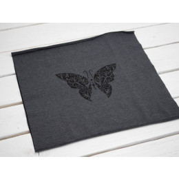 BUTTERFLY (ETNO) "S" / graphit - panel, looped knit PE240