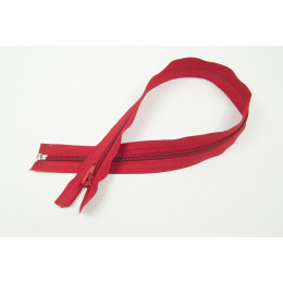 Nylon Zipper (coil) 5mm open-end 50 cm RED