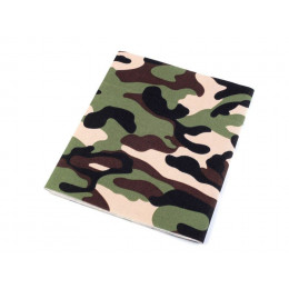 Camouflage Iron-on Patches - natural medium