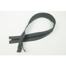 Nylon Zipper (coil) 5mm open-end 50 cm DARK GREY