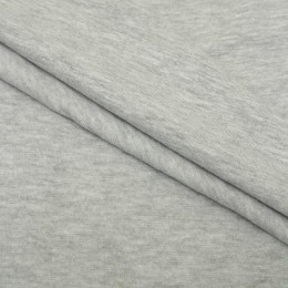 GRAY MELANGE - Viscose jersey with elastane