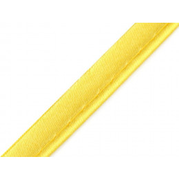 Satin Bias Insertion Piping width 10 mm - lemon neon
