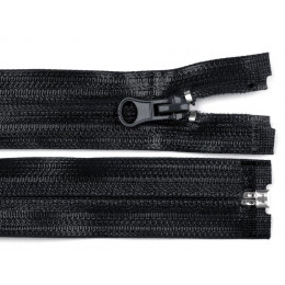 Nylon Zipper (coil) 5mm open-end 50 cm black