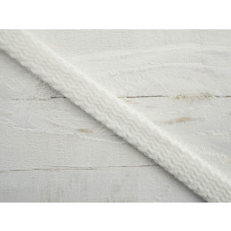 Flat String, width 8 mm -  white