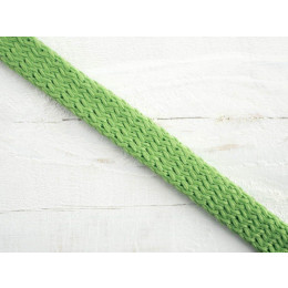 Flat String, width 8 mm - light  green