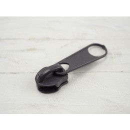 Slider for zipper tape 5mm - graphite 301