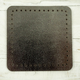 Attaching pads for bags - 5,5x5,5 mm - dark silver