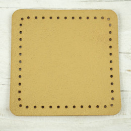 Attaching pads for bags - 5,5x5,5 mm - gold