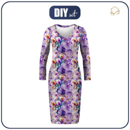 PENCIL DRESS (ALISA) - ALCOHOL PASTEL WZ.4 - sewing set