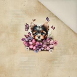 ANIMALS CUTE wz.12 - panel (60cm x 50cm) Upholstery velour