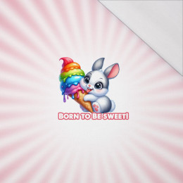 CUTE ANIMALS wz.13 - panel (60cm x 50cm) SINGLE JERSEY