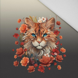 ANIMALS MANDALA wz.5 - panel (60cm x 50cm) Panama 220g