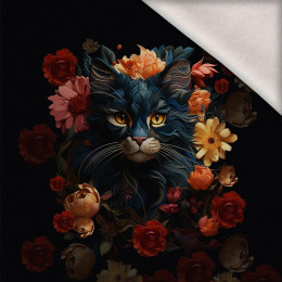 ANIMALS MANDALA wz.7 - panel (60cm x 50cm) brushed knitwear with elastane ITY