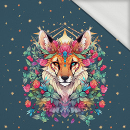 ANIMALS MANDALA wz.8 - panel (60cm x 50cm) looped knit