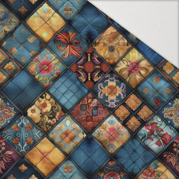 Batik Quilt wz.10 - Hydrophobic brushed knit