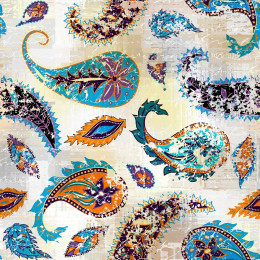 BOHO PAISLEY - Viscose jersey WE210