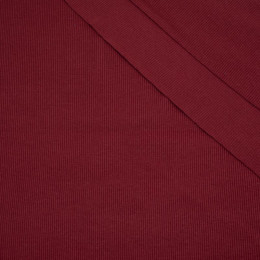 100cm - MAROON - Ribbed knit fabric
