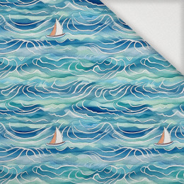 By the Sea Wz. 13 - Woven Fabric for tablecloths