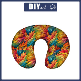 NECK PILLOW - COLORFUL LEAVES pat. 4 - sewing set