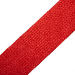 Cotton webbing tape 30mm - red