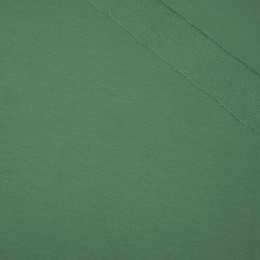 D-068 DARK GREEN- looped knitwear with elastan 