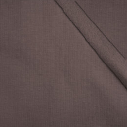 D-695 Cocoa - brushed knitwear with elastane