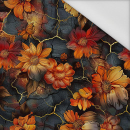 DENIM FLOWERS wz.2 - Waterproof woven fabric